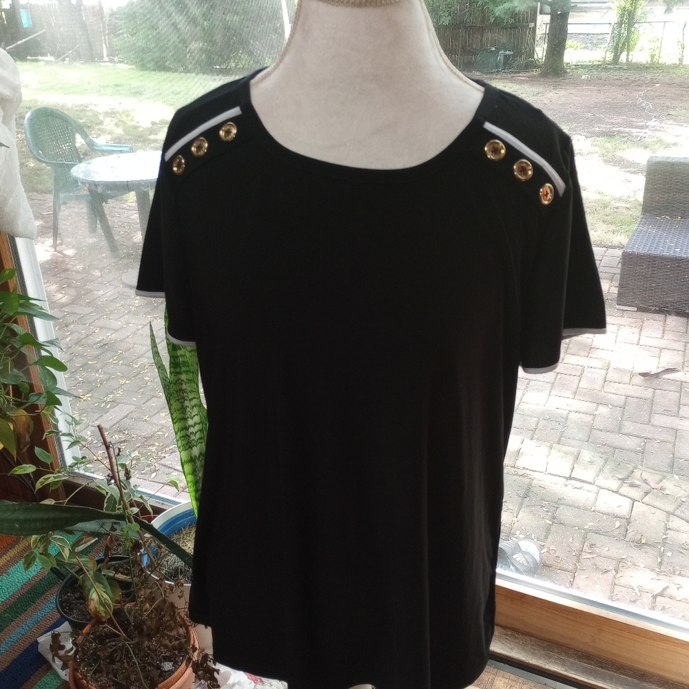 Anne Klein ladies shortsleeves blouse